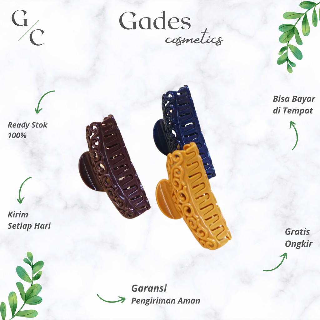 [COD] Jepit Rambut Motif Batik Dewasa Jepit Rambut Set Jepit Rambut Besar Korea