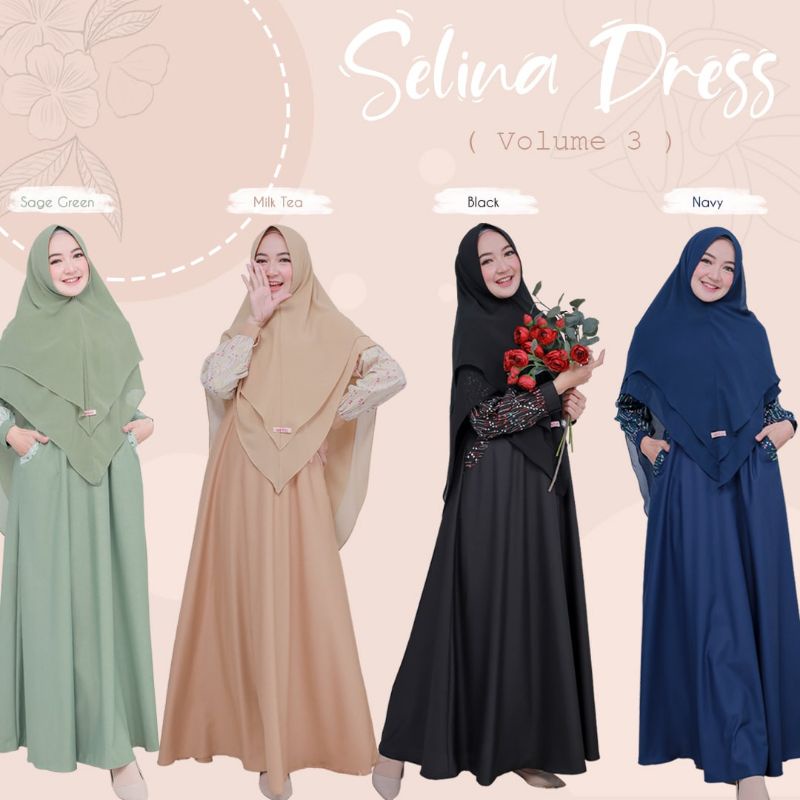 SELINA DRESS VOL 2 BY ATTIN / GAMIS BEST SELLER / GAMIS KATUN TOYOBO