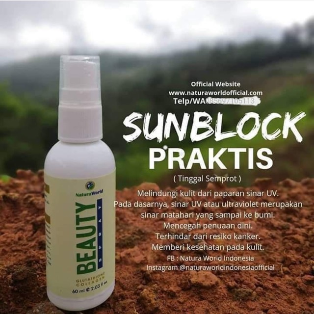 Natura World / 1 Paket Natura Beauty Spray Member