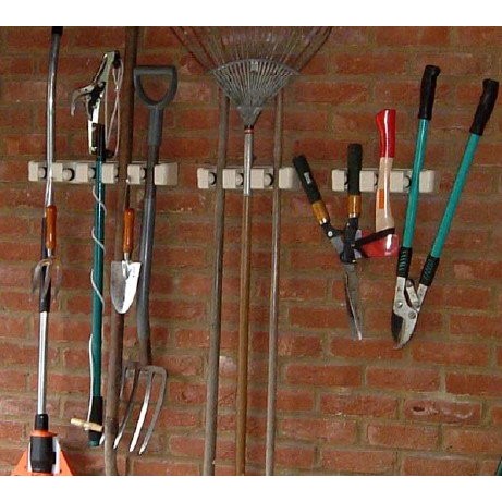 TBI 5 GANTUNGAN SAPU &amp; 6 HOOK MAGIC BROOM ORGANIZER - AS SEEN ON TV