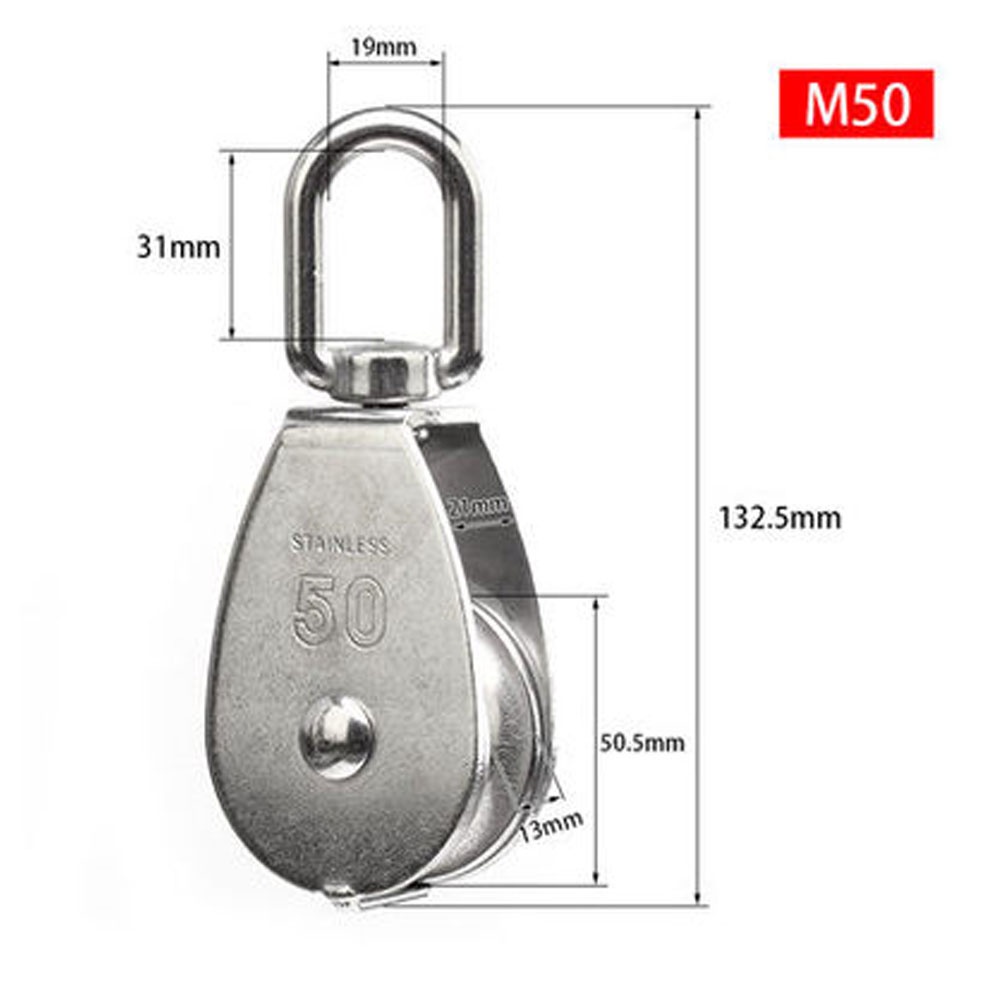 Kerekan Burung Mini Serbaguna Alat Angkut Barang Katrol M50 Chain Block