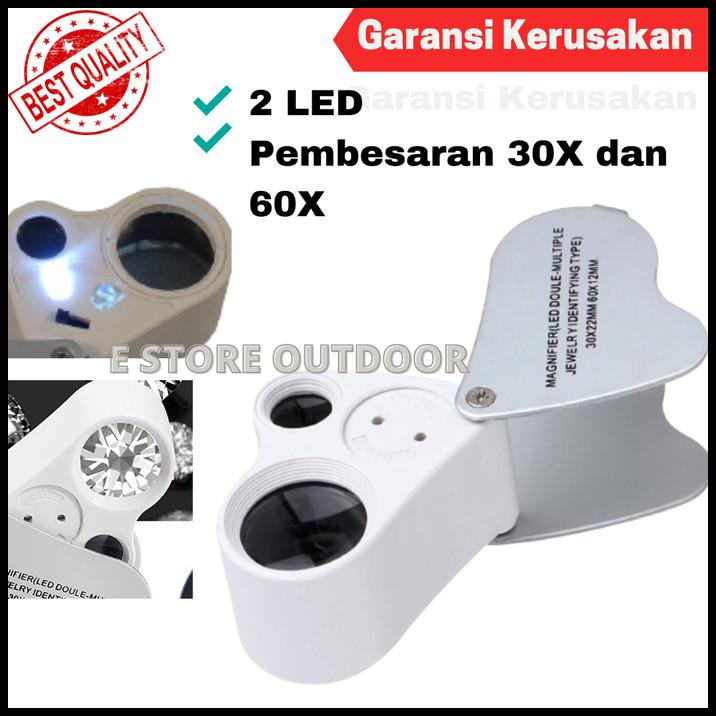 

Vanila | Kaca Pembesar Geologi Led 30X 60X - Perhiasan Batuan - Lup Lensa Lampu