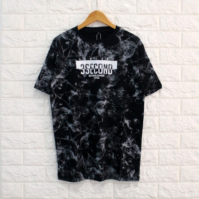 BAYAR DITEMPAT KAOS BLACK WASHING PREMIUM