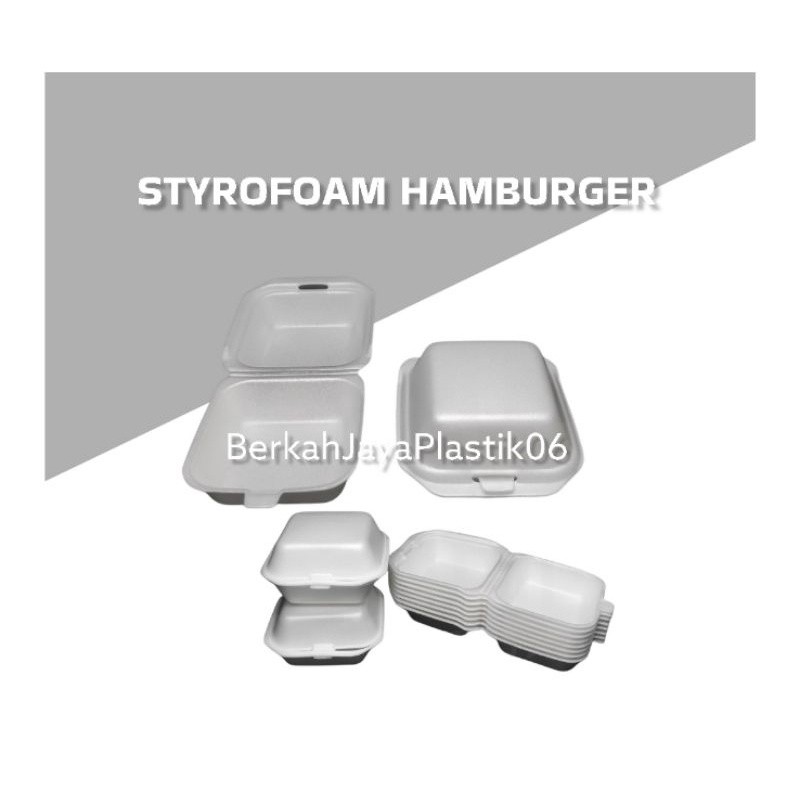 Styrofoam HB / gabus Burger / Styrofoam Seblak