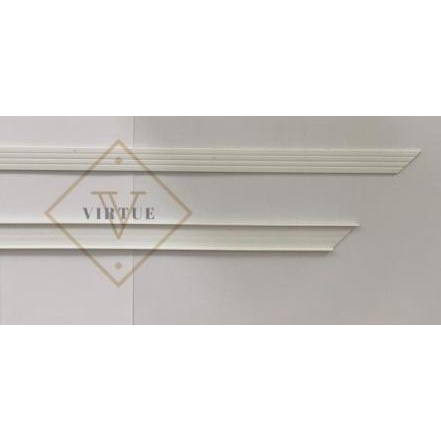 Lis/ List PVC, Frame/ Bingkai Kasa/ Kawat Nyamuk Magnet 4Meter - Putih