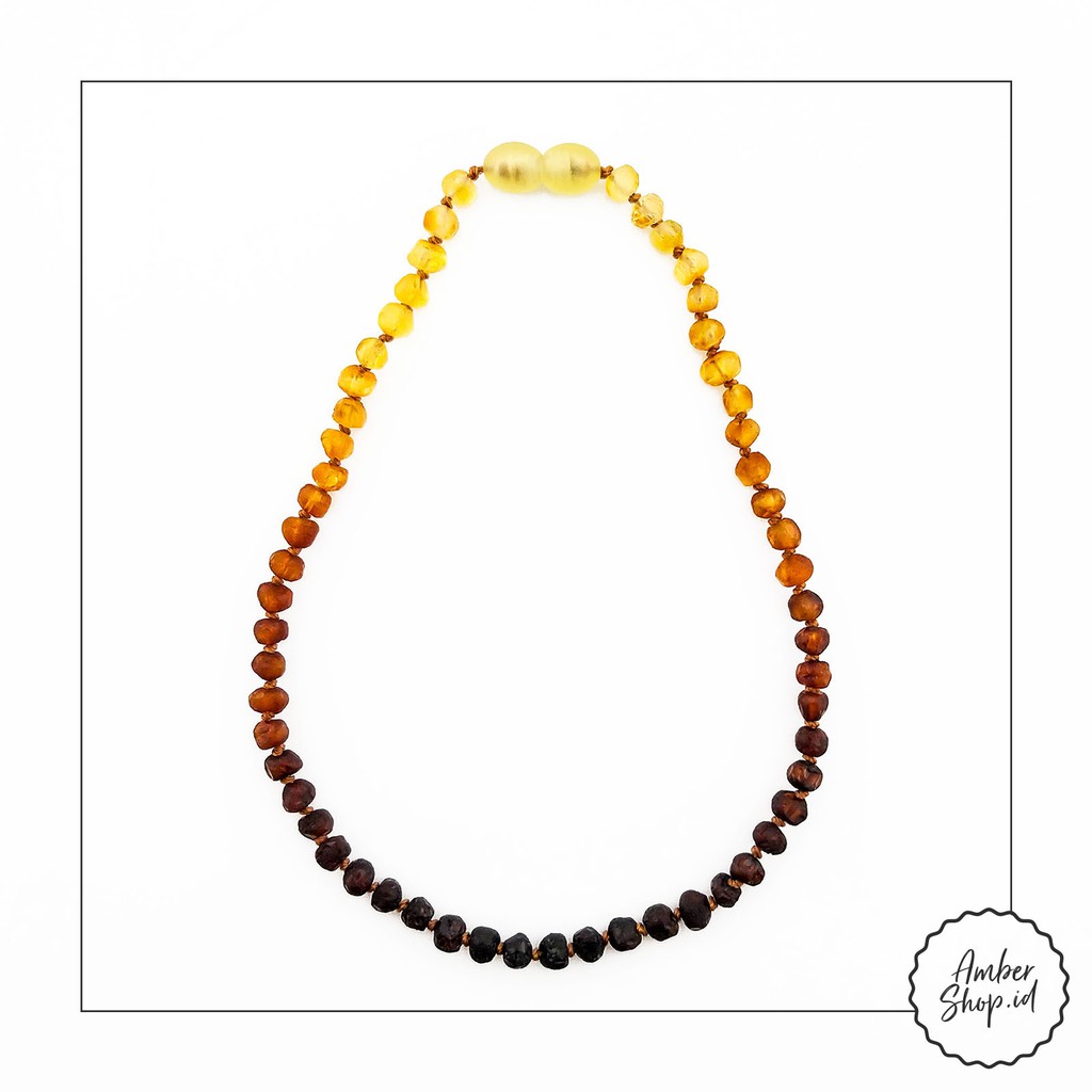 Kalung amber pereda nyeri tumbuh gigi bayi AS59 - Amber Shop