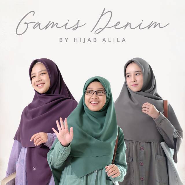 GAMIS DENIM POCKET by Hijab Alila