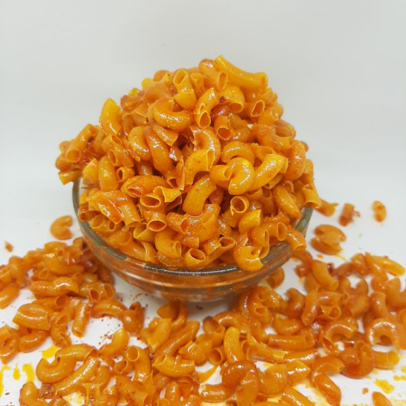 

Makaroni cikruh 500-1000gr bantet pedas daun jeruk | makroni cikruh | Jajanan bandung murah