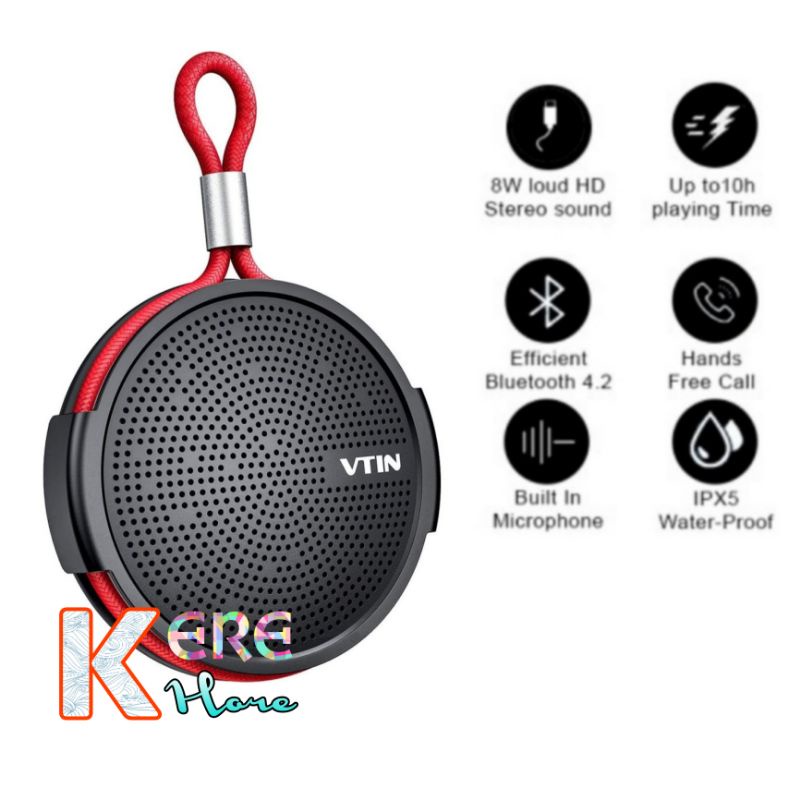 SPEAKER BLUETOOTH VTIN Q1 SOUND HOT WATERPROOF