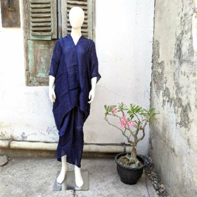 WIKE BATIK | PROMO BLOUSE BLUS KAFTAN TUNIK ARUNA VISCOSE | BATIK TRUSMI