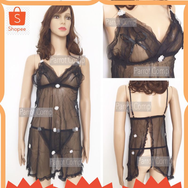 Terlaris Lingeri Seksi Sexy Lingerie Murah Lingerie Transparan La Senza Wanita Elegan Shopee Indonesia