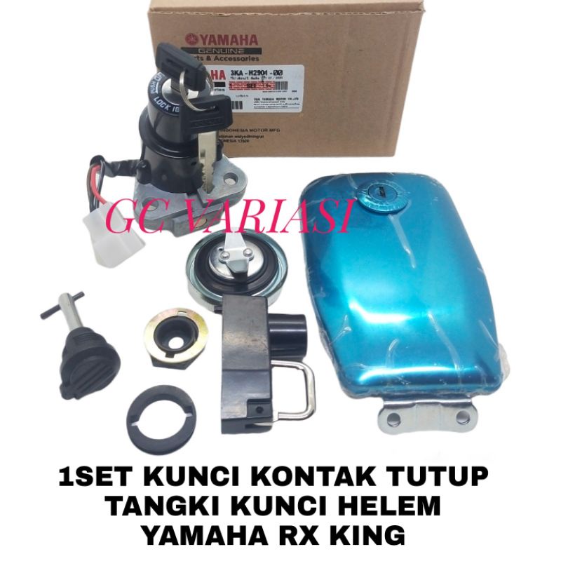 SET KUNCI KONTAK PLUS TUTUP TANGKI YAMAHA RX KING 3KA-H2501-00 THAILAND/KUNCI KONTAK PLUS TUTUP TANG