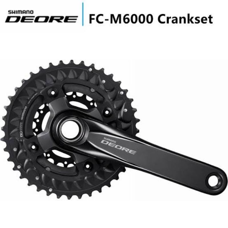 CRANK SHIMANO DEORE M6000 TANPA BB BOTTOM BRACKET
