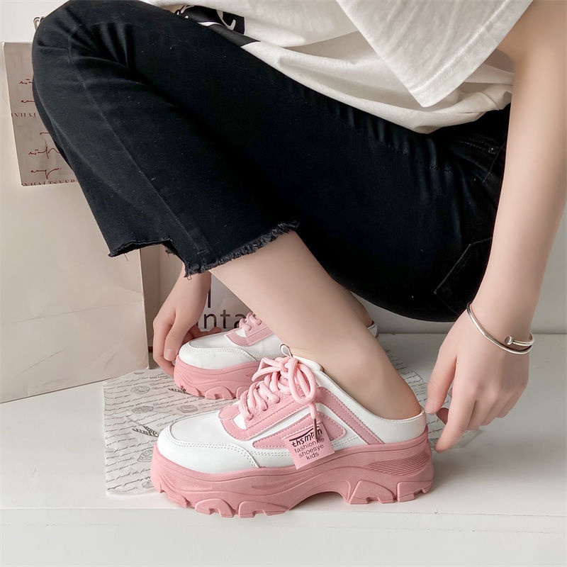 M Footwear - Sepatu Sneakers Mules Wanita Import - CSG6134