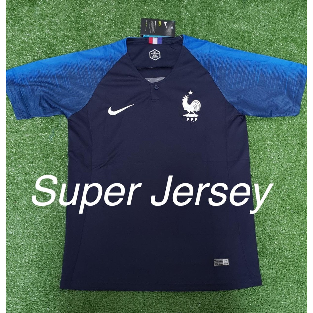 READY
 Jersey Grade Ori Perancis Home Jersey France Home World Cup 2018 TERBARU