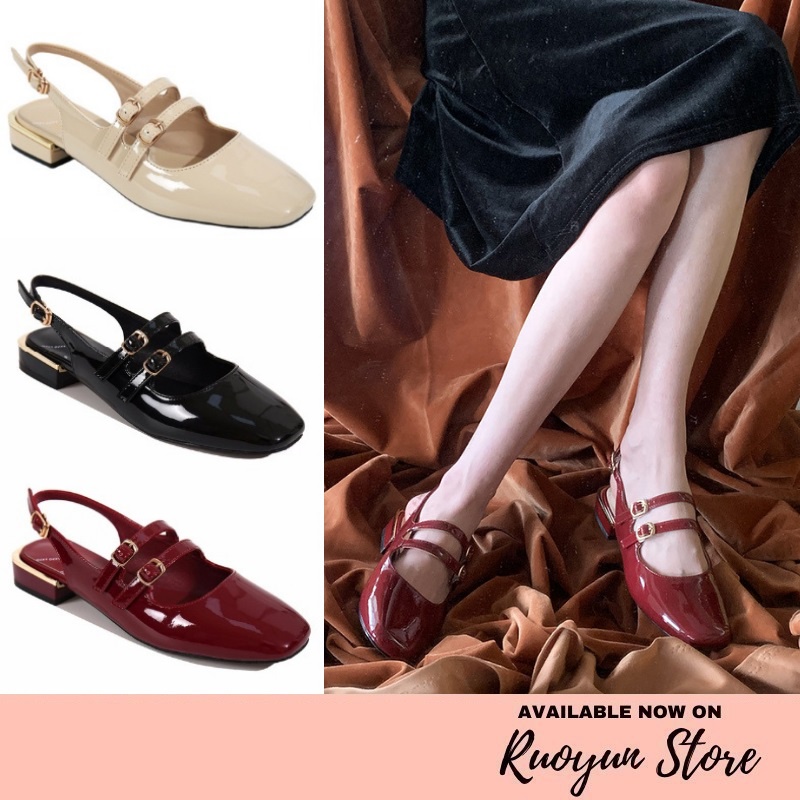 RYX - Ilimpia Sling Sepatu Slip-On Wanita Fashion Casual - Ori Import