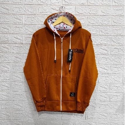 Jaket Cewek Hoddie Polkadot Bahan Cotton Fleece // Jaket Cewek 3Second Polkadot Kwalitas Premium