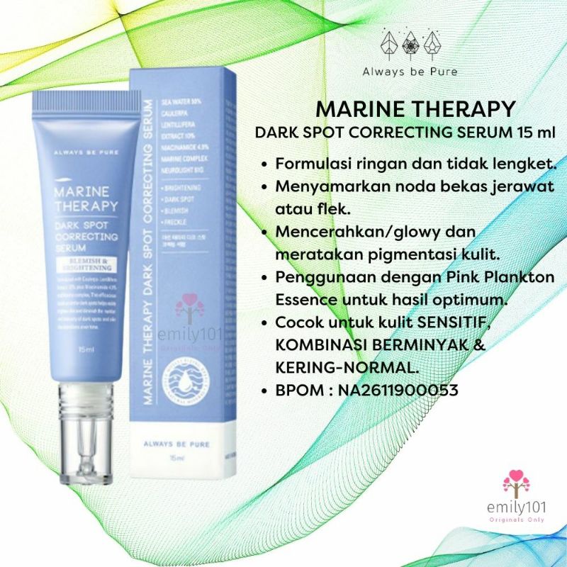 Always Be Pure Marine Therapy Dark Spot Correcting Serum 15 ml