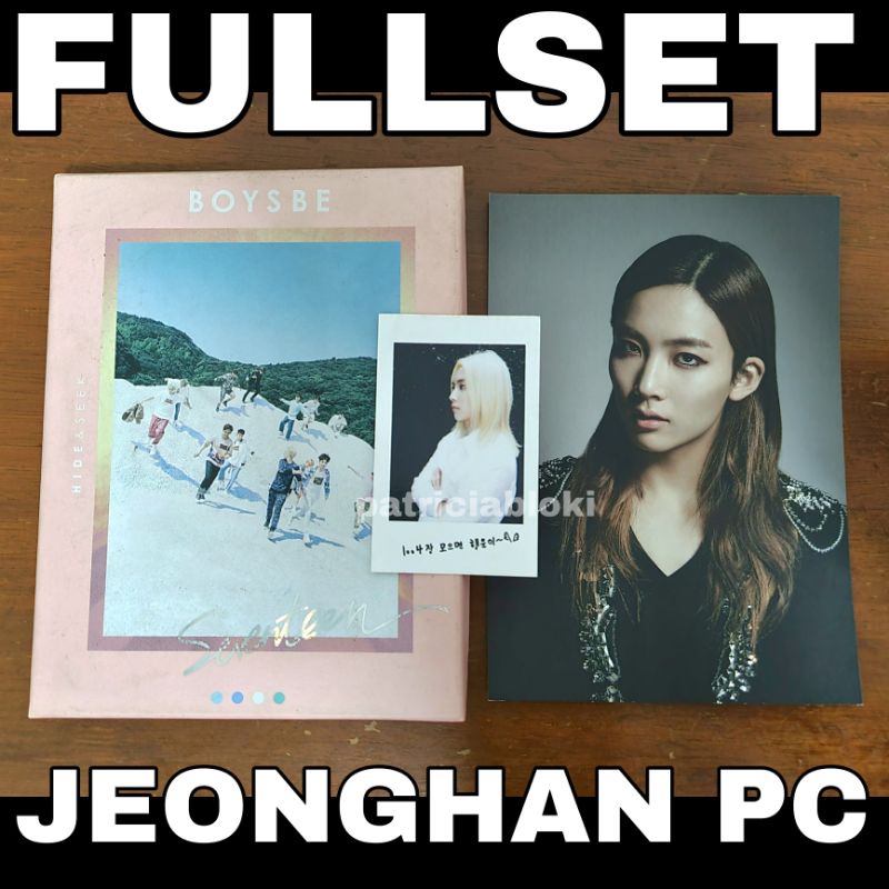 Fullset 2nd Mini Album Seventeen Boys Be Hide Ver Photocard Jeonghan Pc Unsealed Preloved Pola Polar
