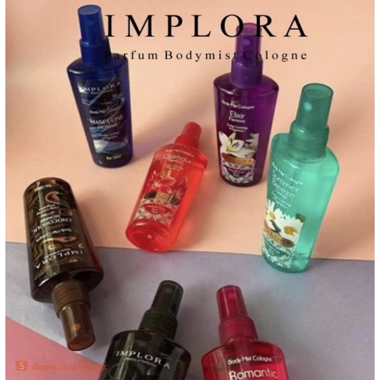 ❤mawarjingga❤ IMPLORA Body Mist Cologne