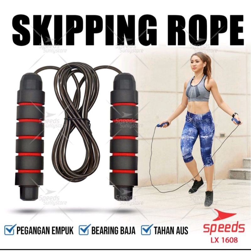 SPEEDS SKIPPING - JUMP ROPE ORIGINAL BERKUALITAS BAGUS