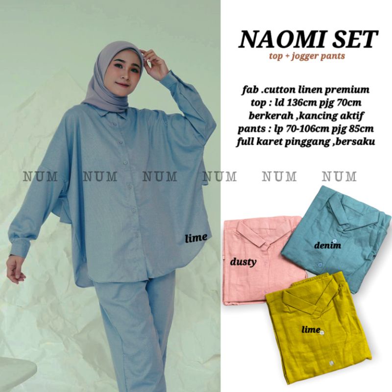 Naomi set  ( top + jogger pants )