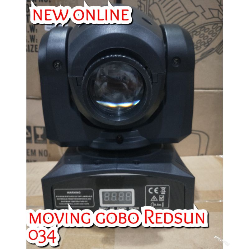 MOVING GOBO REDSUN 034 POWER 60WATT