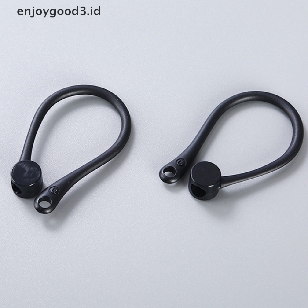 (Id) 1 Pasang Kait Telinga Bahan Silikon Untuk Airpods Pro Wireless