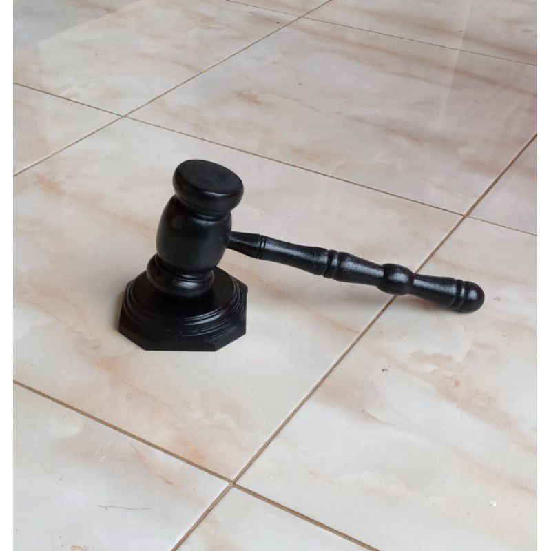 

Palu sidang kayu satu set (palu dan dudukan) - Black 01