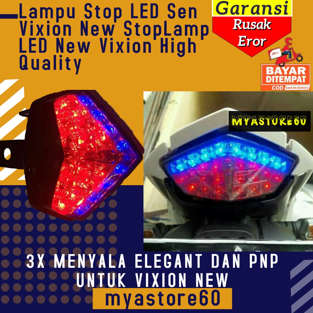 Lampu Stop LED Sen Sein Vixion New Vixion Baru StopLamp Stop Lamp LED New Vixion Terbaru High Quality