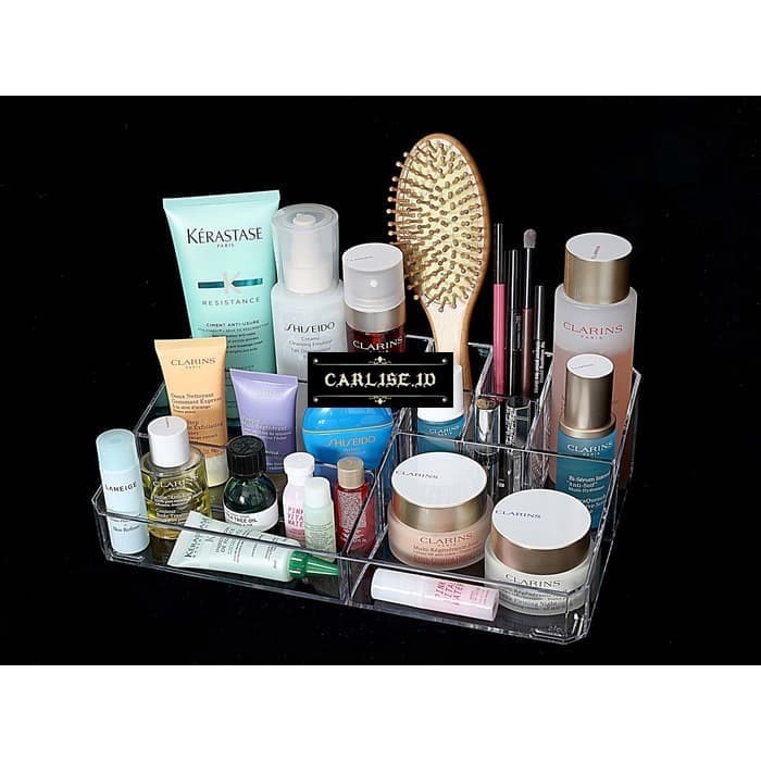 COD Tempat Rak Organizer Kosmetik dan Alat Make Up Akrilik Acrylic TOP