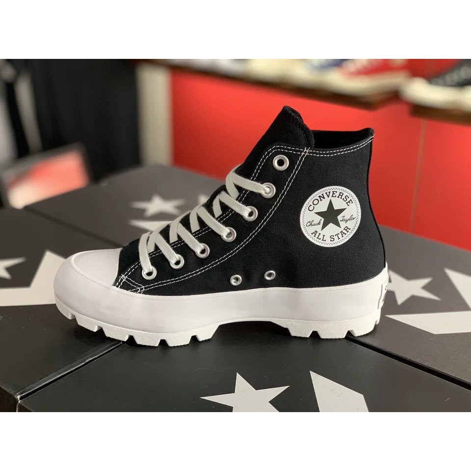 converse lugged red