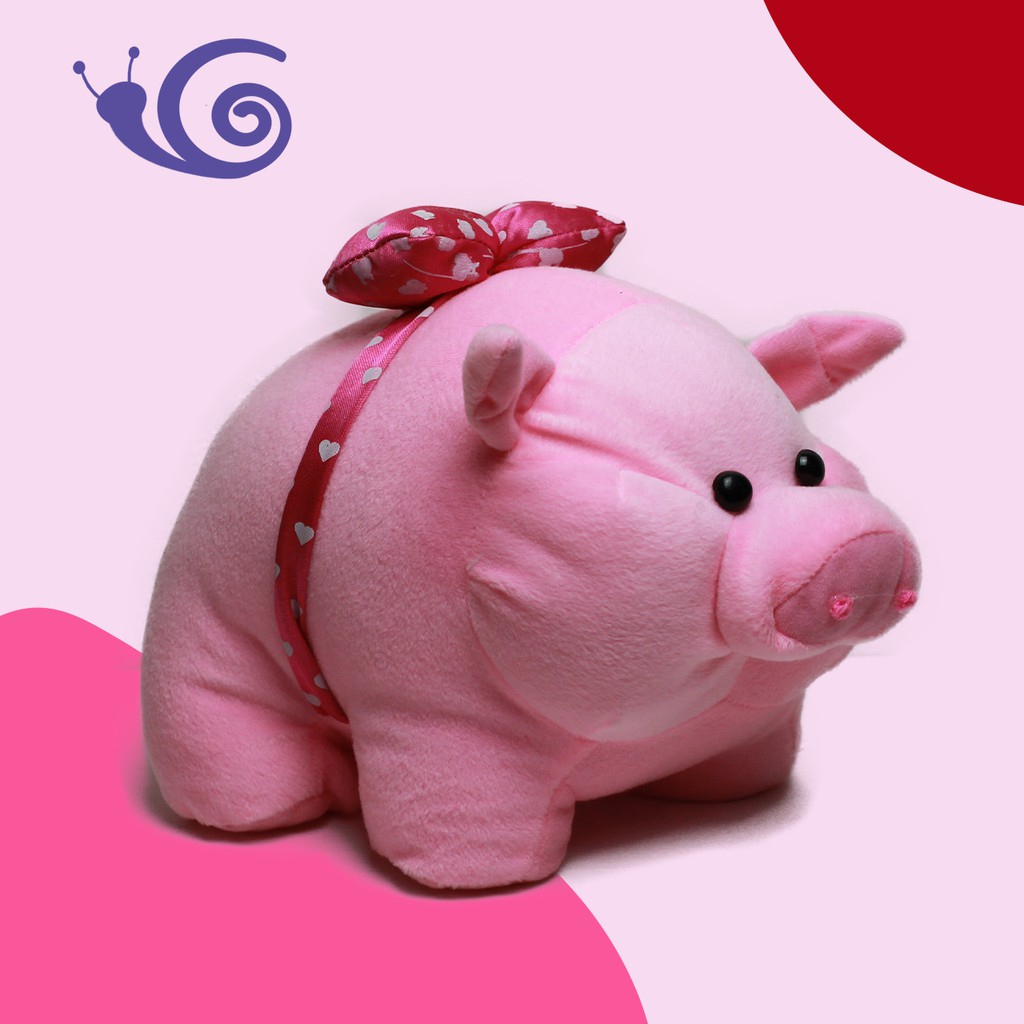 Boneka Babi Size L / Boneka Babi Lucu / Boneka Babi Ukuran Sedang