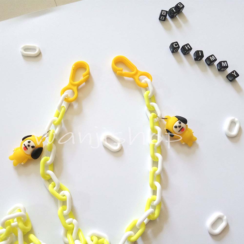 Kalung Masker Strap Mask Konektor RANTAI BTS CHIMMY