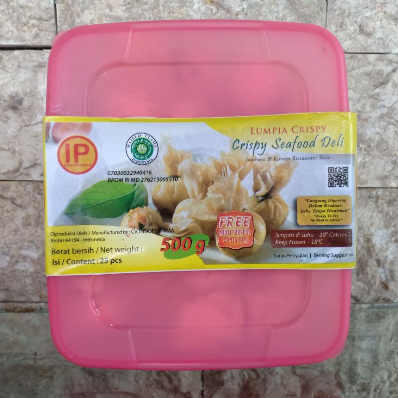 

Indo Pertama Lumpia Crispy Seafood Deli 500 gram bf.b