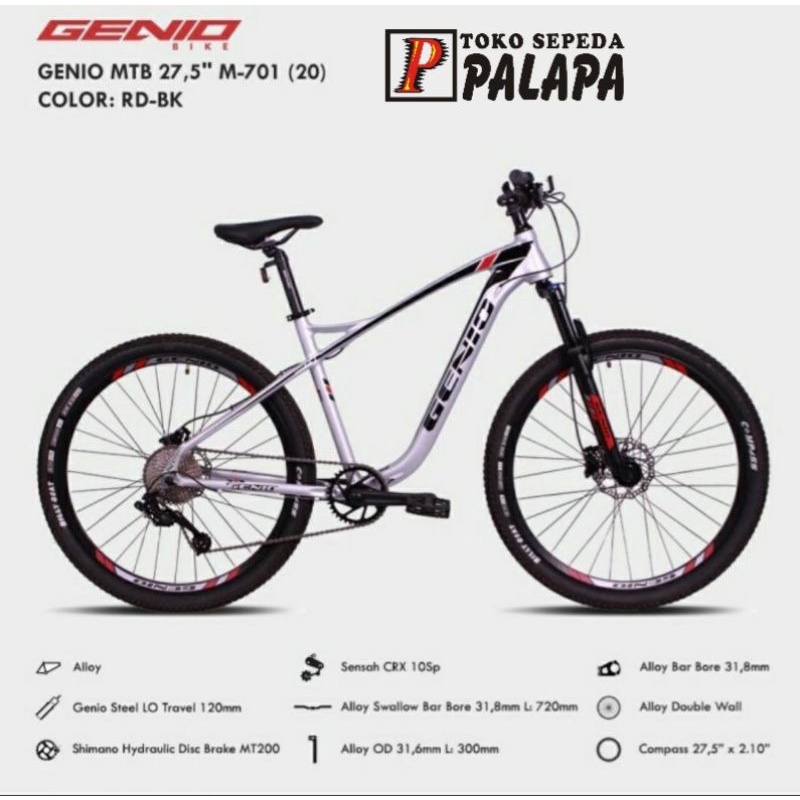 MTB 27.5 GENIO M - 701 Sepeda Gunung Keren