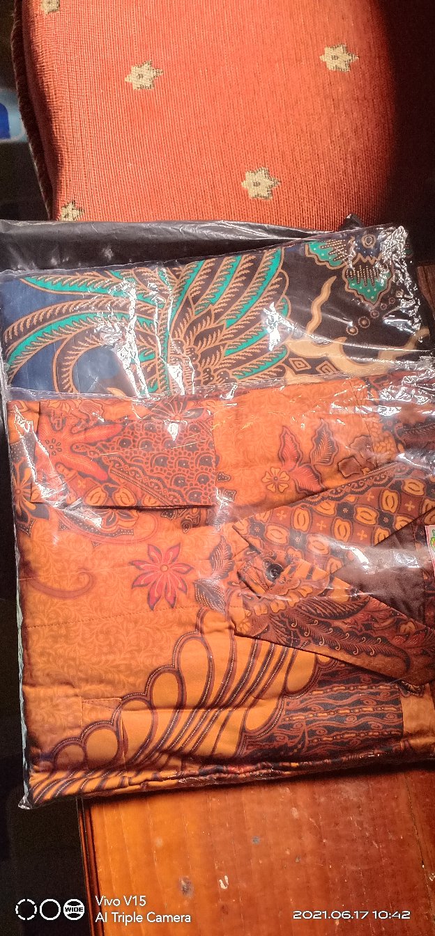 Kemeja Batik Prabu Bahan Katun Baturaden Reguler Fit A541