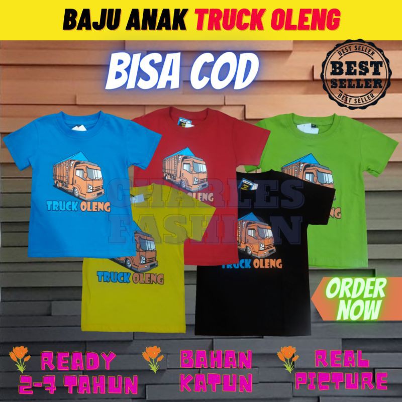 Baju kaos anak anak cowok trek oleng