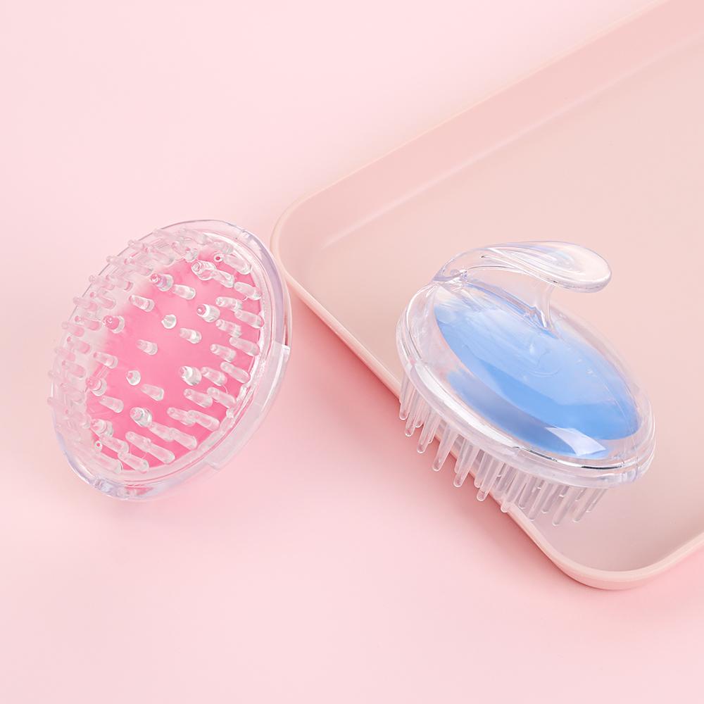 Sikat Shampo Nanas Mode Wet &amp; Dry Grooming Comb Styling Tools Melancarkan Pertumbuhan Rambut Kepala Tubuh Pijat