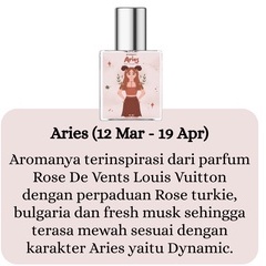 ❄️MATCHA❄️ GEAMOORE ZODIAC SERIES PARFUME - PARFUM ZODIAK SERIES BPOM ORIGINAL-ARIES