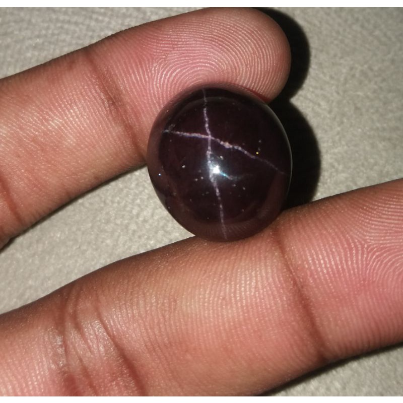 Batu Garnet Star Natural Garnet Star Asli Batu Garnet Star Dim 20x17x11