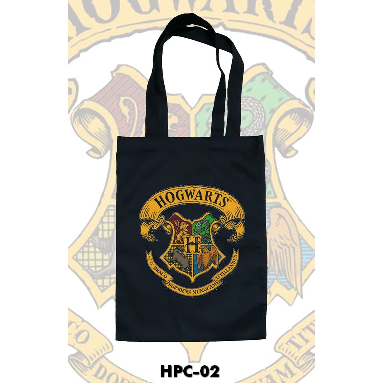 TOTE BAG HITAM - HARRY POTTER .C