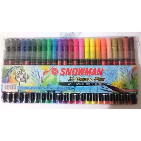 

YUH [SET 24 WARNA] SNOWMAN BRUSEN BM 24