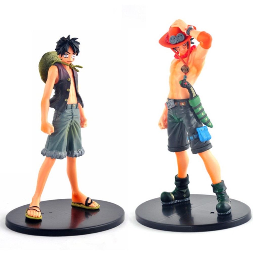 3Pcs Mainan Action Figure Anime One Piece Luffy ACE Sabo 3