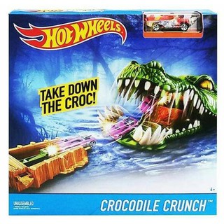 hot wheels track crocodile