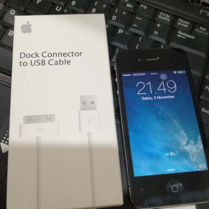 kabel charger iphone 4