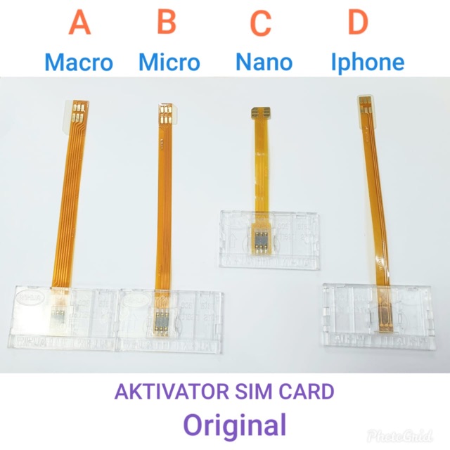 Aktivator activator actifator aktifator Sim Card Ukuran Nano