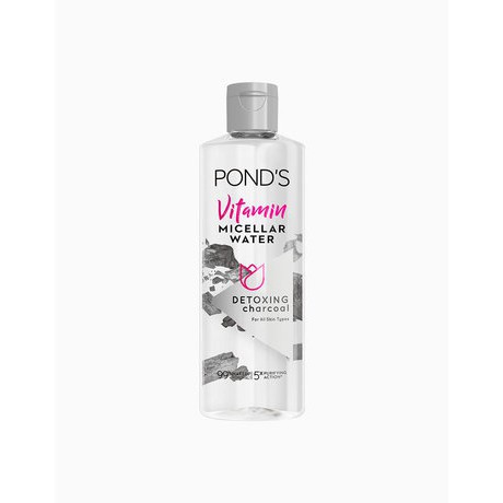 Pond's Vitamin Micellar Water (Makeup Remover) D-Toxx Charcoal