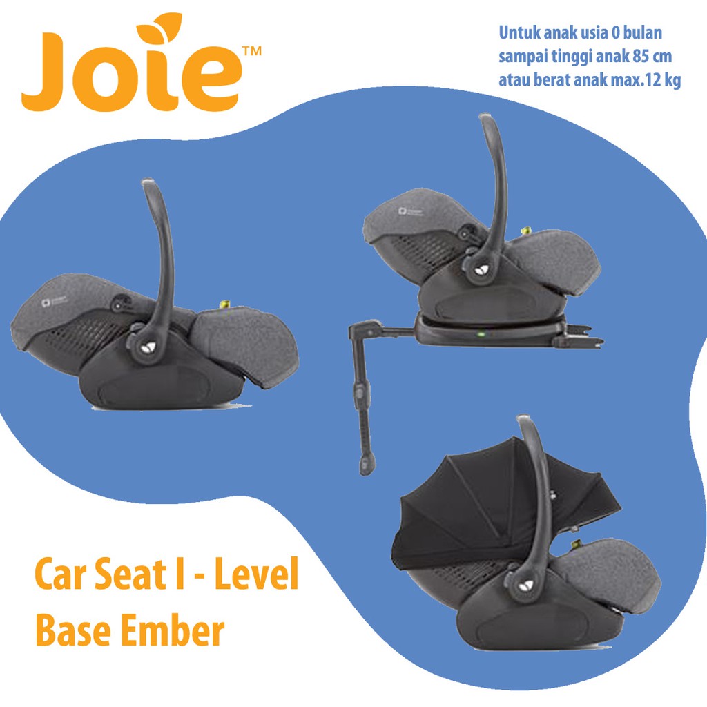 Joie i-Level Car Seat With Base Ember