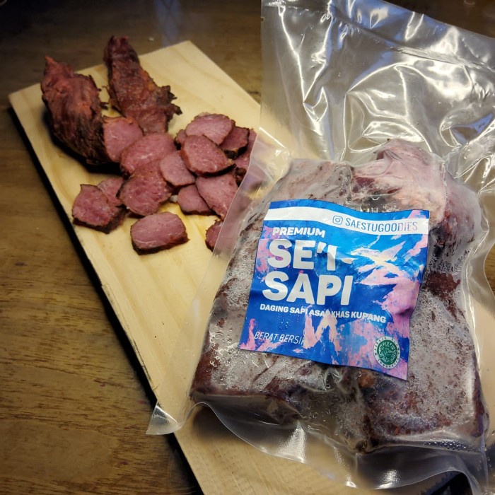 

Daging Asap Se'i Sapi, Sei Sapi Saestu khas NTT 1kg - Tanpa Lemak - BARU